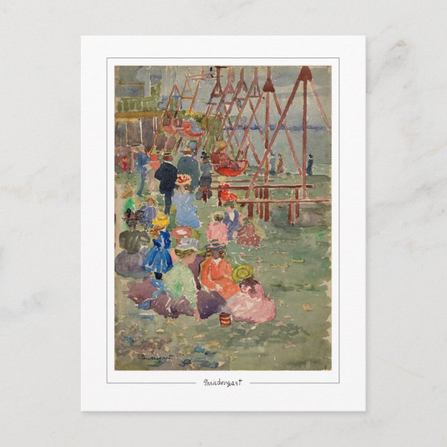 Cartão Postal Maurice Prendergast #60 - Cartão-postal de arte (Frente)