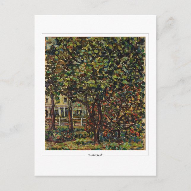 Cartão Postal Maurice Prendergast #639 - Cartão-postal de arte (Frente)