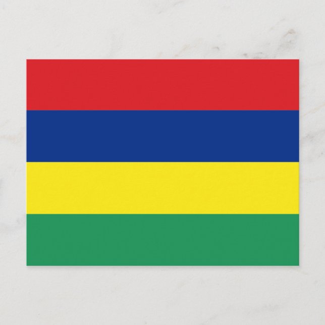 Cartão Postal maurícia (Frente)