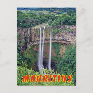 Cartão Postal Maurícia, Chamarel, cachoeiras
