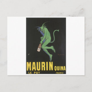 Cartão Postal MAURIN QUINA Vintage Liquid Label