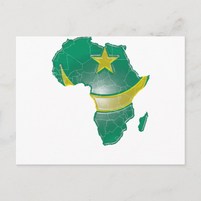 Cartão Postal Mauritânia (Frente)