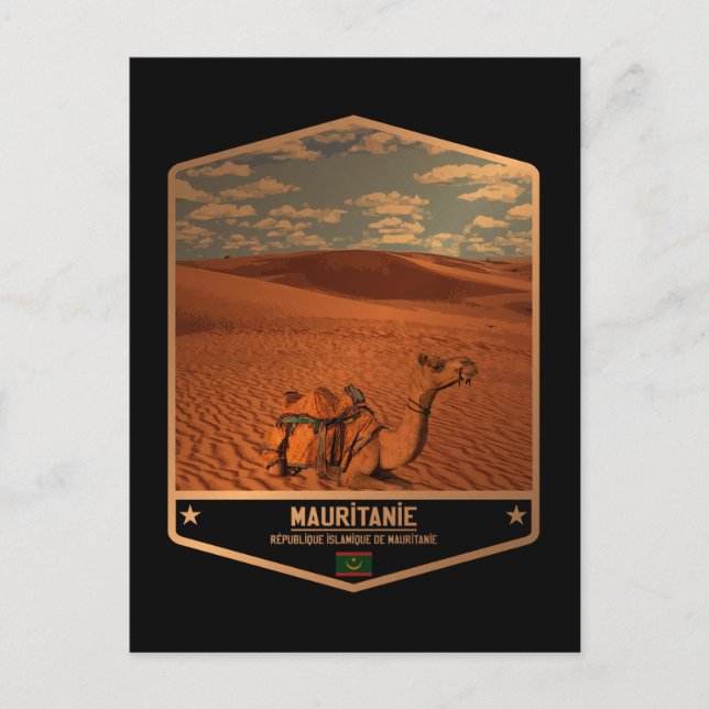 Cartão Postal Mauritânia (Frente)