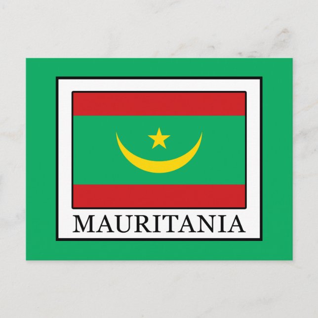 Cartão Postal Mauritânia (Frente)