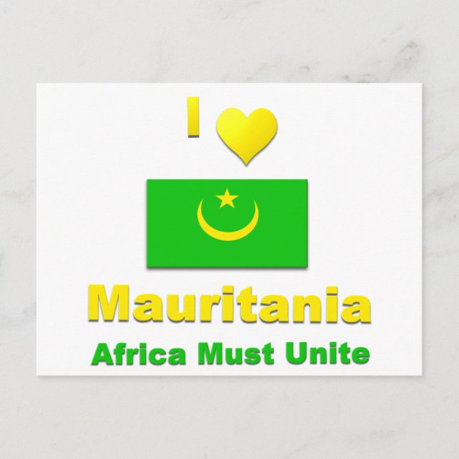 Cartão Postal Mauritânia (Frente)