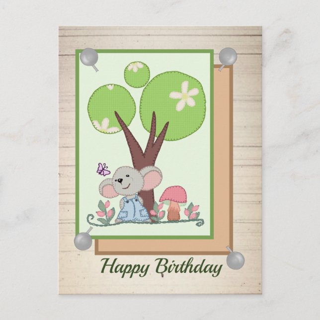 Cartão Postal Maus unterm Baum (Frente)