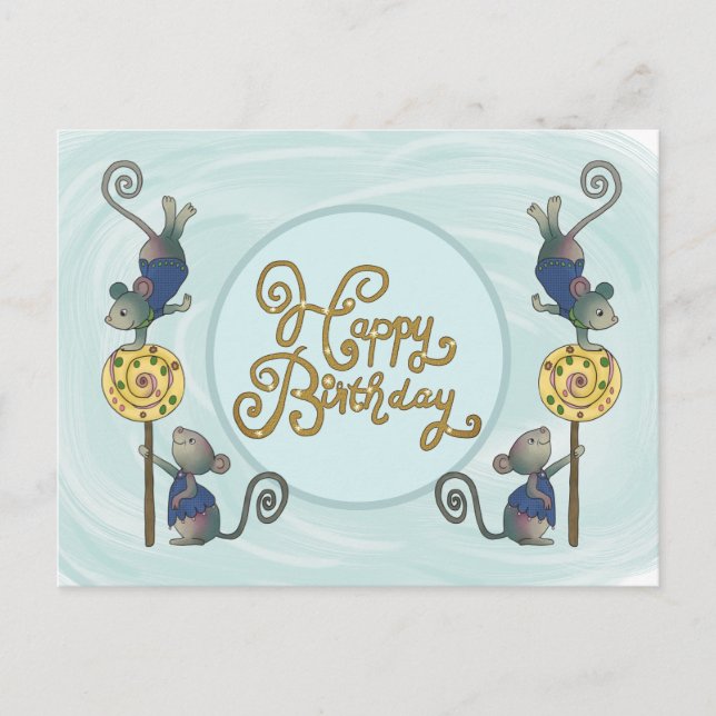 Cartão Postal Mäusefest (Frente)