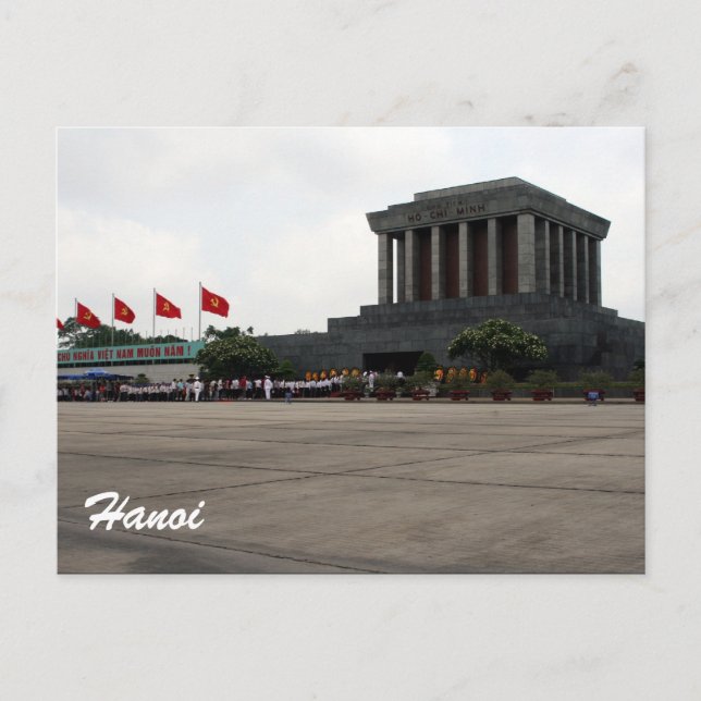 Cartão Postal mausoléu ho hanoi (Frente)
