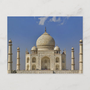 Cartão Postal Mausoléu Taj Mahal / Agra, Índia