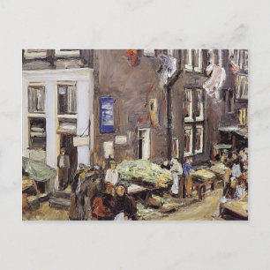 Cartão Postal Max Liebermann - Quarto judeu em Amsterdã
