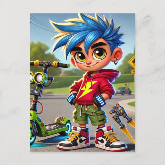 Cartão Postal Max Rockett (Frente)