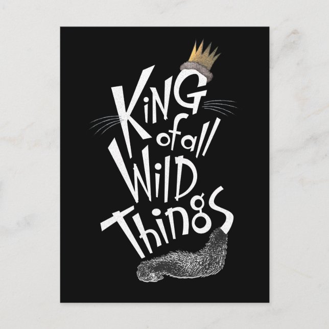 Cartão Postal Max | The King of All Wild Things (Frente)