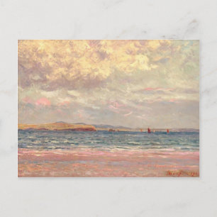 Cartão Postal Maxime Maufra - Noite, praia de Morgat