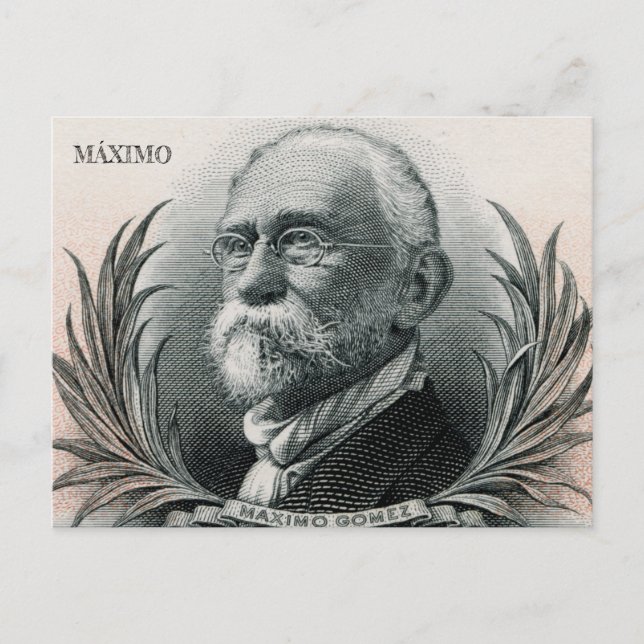 Cartão Postal Máximo Gómez (Frente)