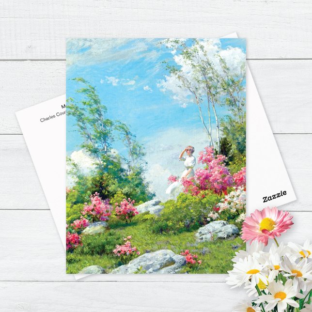 Cartão Postal May Morning Landscape Charles Courtney Curran (Criador carregado)