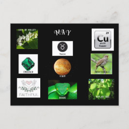 Cartão Postal May Taurus Postcard