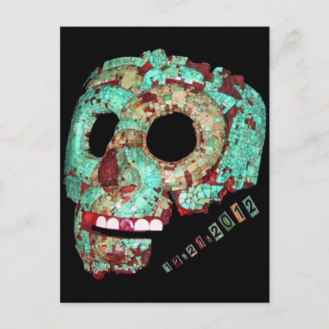 Cartão Postal Mayan Mask-2012 (Frente)