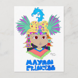Cartão Postal Mayan Princess