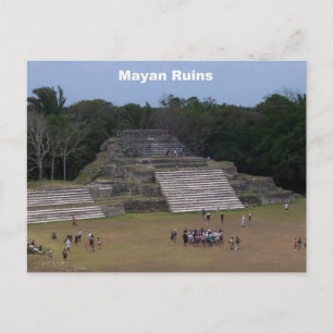 Cartão Postal Mayan Ruins