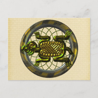 Cartão Postal Mayan Turtle