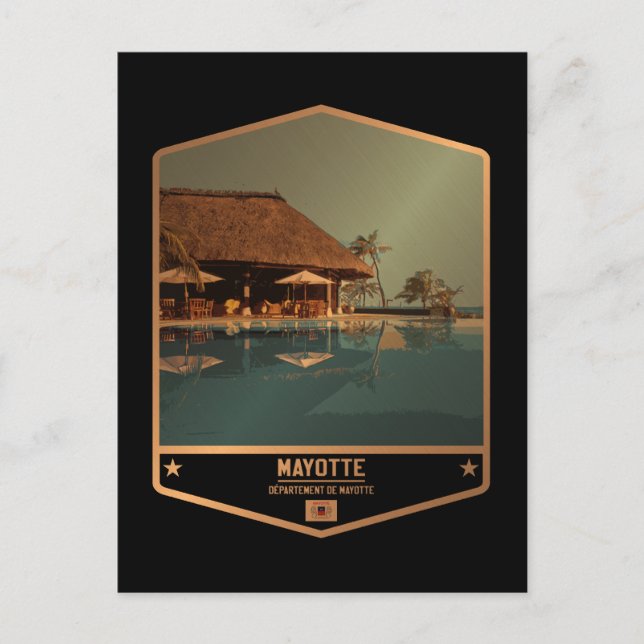 Cartão Postal Mayotte (Frente)