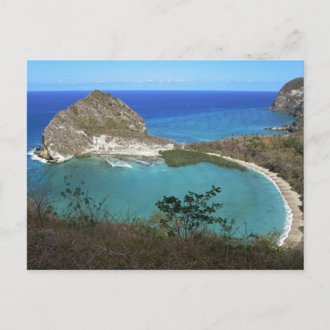 Cartão Postal Mayotte - Petite Terre Costa Leste - Praia Moya (Frente)