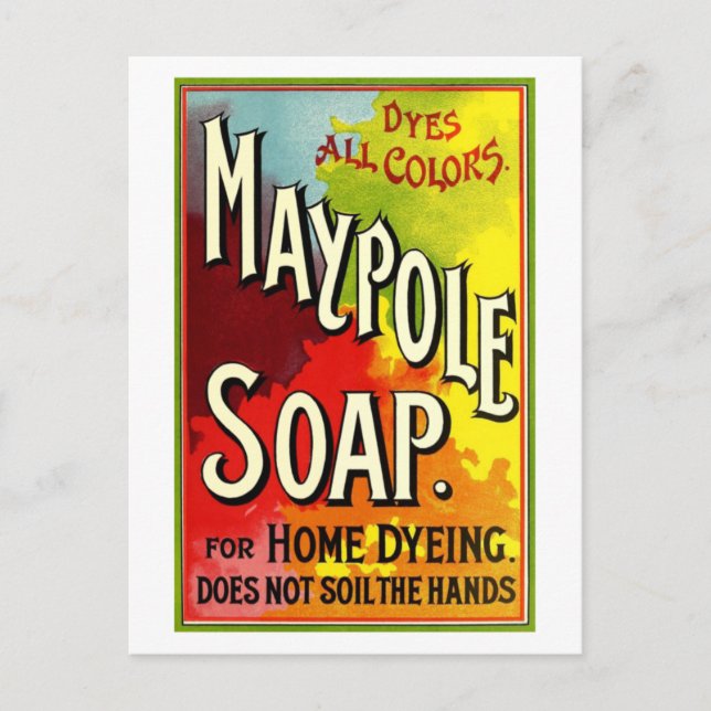 Cartão postal "Maypole Soap Advertisement" (Frente)