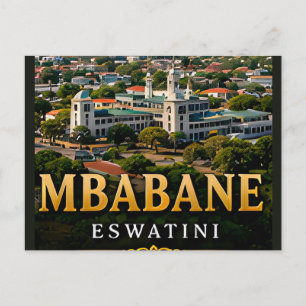 Cartão Postal Mbabane Vales Verdes e Terras Altas de Eswatini