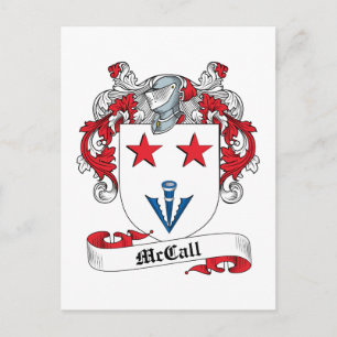 Cartão Postal McCall Family Crest