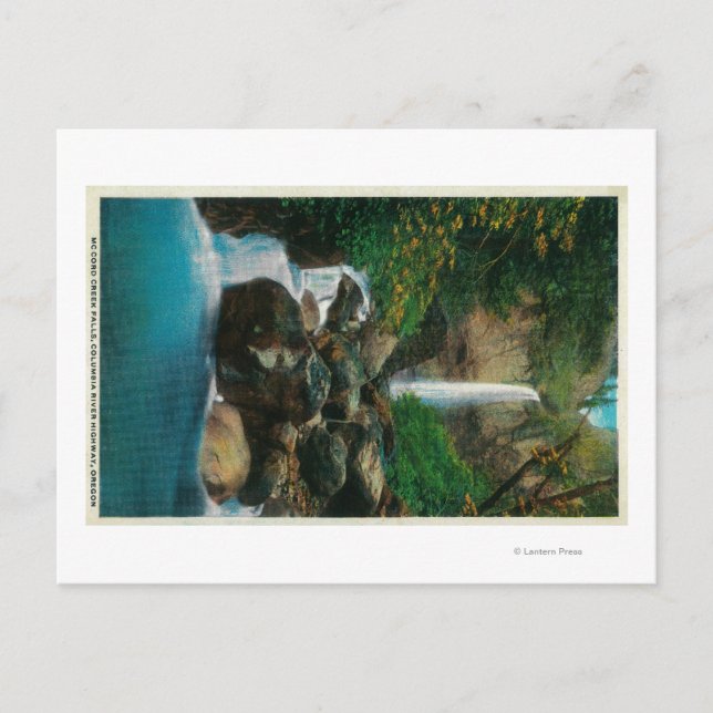 Cartão Postal McCord Cora no Rio Columbia (Frente)