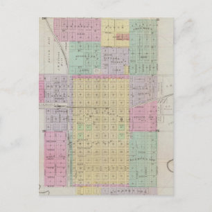 Cartão Postal McPherson City, Condado de McPherson, Kansas