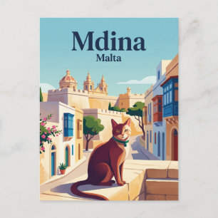 Cartão Postal Mdina Malta