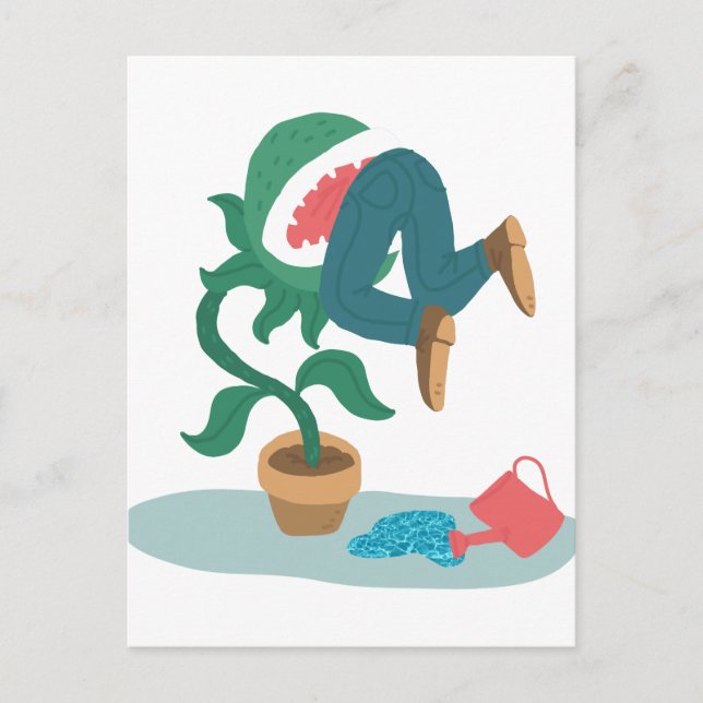 Cartão Postal me dê uma armadilha venosa (Frente)