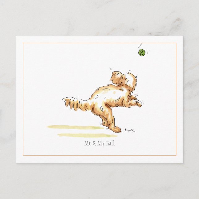 Cartão postal 'Me & My Ball' (Frente)