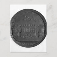 Medalha com a design de Bernini para o Louvre
