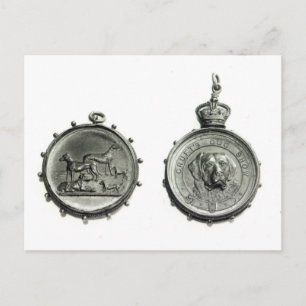 Cartão Postal Medalhas da Exposição Canina de Cruft, c.1910