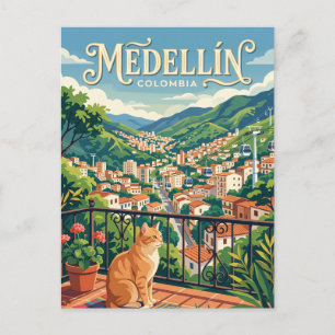 Cartão Postal Medellín Colômbia