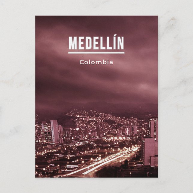 Cartão Postal Medellin Colombia (Frente)