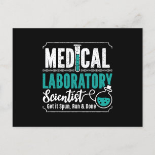 Cartão Postal Medical Laboratory Scientist Laboratory Technician