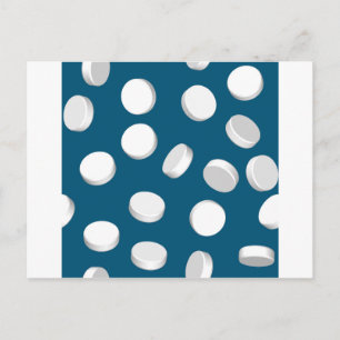 Cartão Postal medicamentos para pílulas azuis