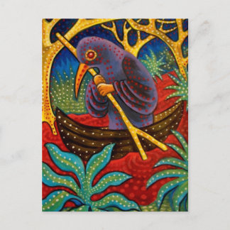 Cartão Postal medicine bird