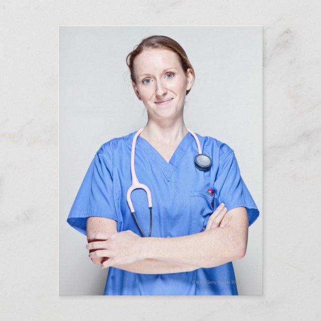 Cartão Postal Médico feminino 2 (Frente)