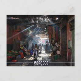 Cartão Postal Medina de Marraquexe - Almas Marraquexe, Marrocos