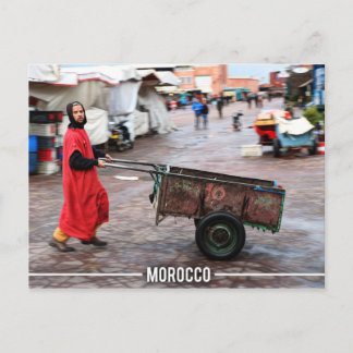 Cartão Postal Medina de Marraquexe - Marrakesh Souk, Marrocos
