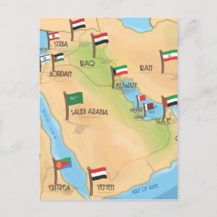 Cartão Postal Médio Oriente