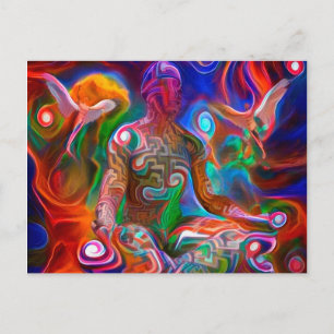 Cartão Postal Meditação