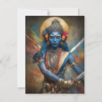 Meditação do Guerreiro de Kali: Pintura da Deusa S