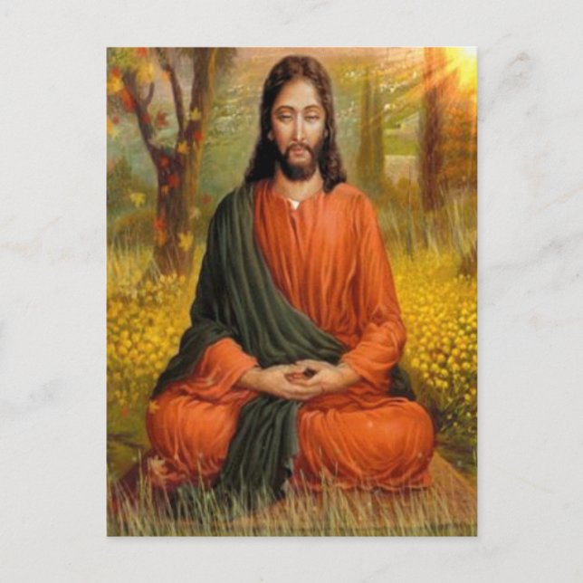 Cartão Postal Meditação do Jesus Cristo (Frente)