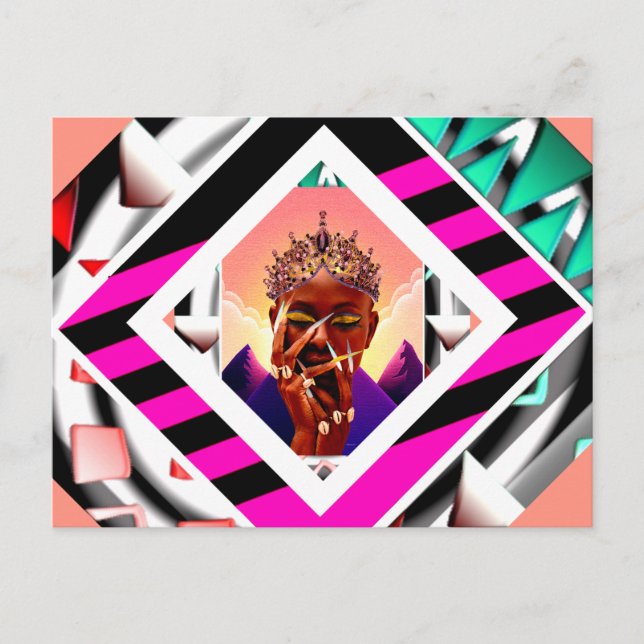 Cartão Postal Meditação matinal (Frente)