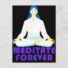 Cartão Postal Meditar para sempre
